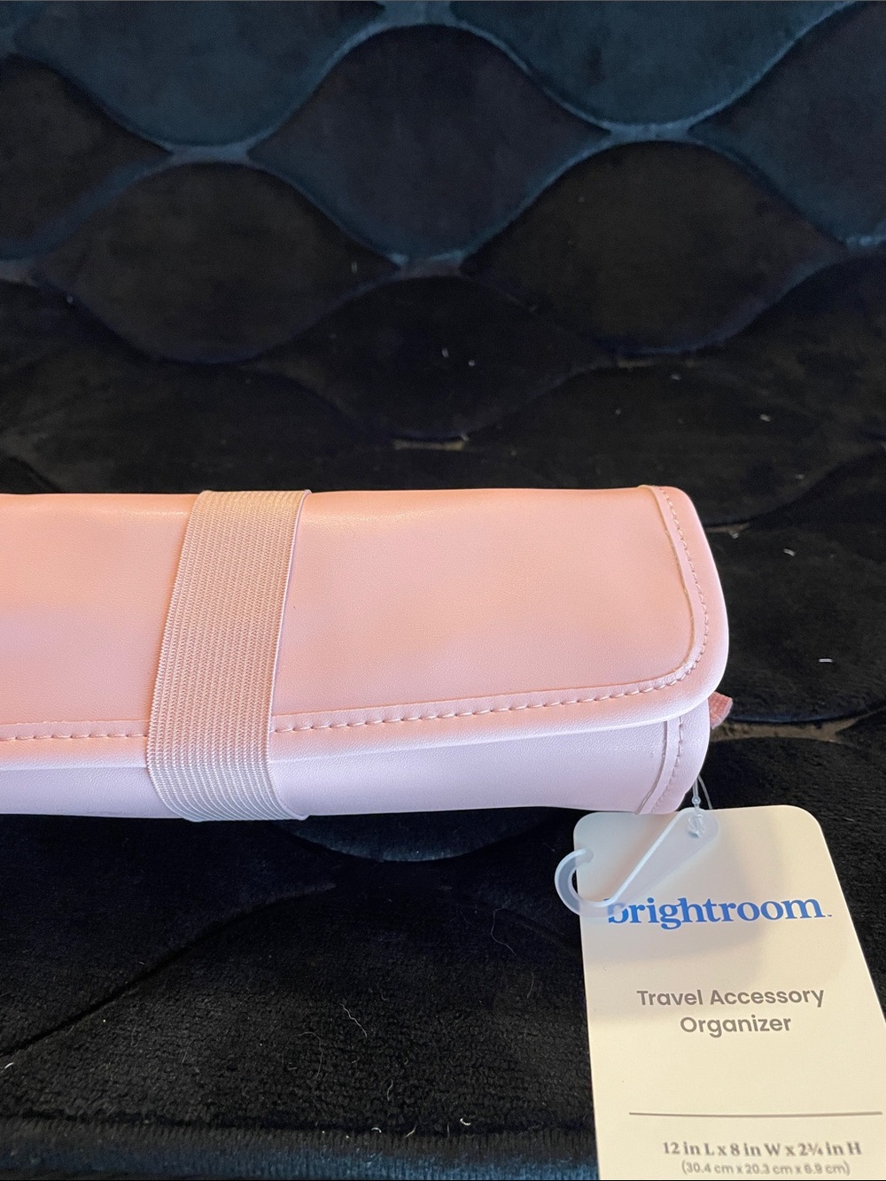 Brightroom Pink Travel Cosmetic Organizer Roll